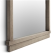 Aimee Solid Brushed Wooden Ash Mirror