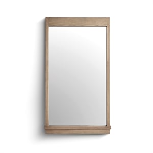 Aimee Solid Brushed Wooden Ash Mirror