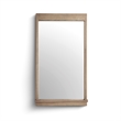Aimee Solid Brushed Wooden Ash Mirror