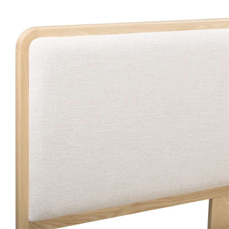 Rafaelle Natural Solid Ash King Bed