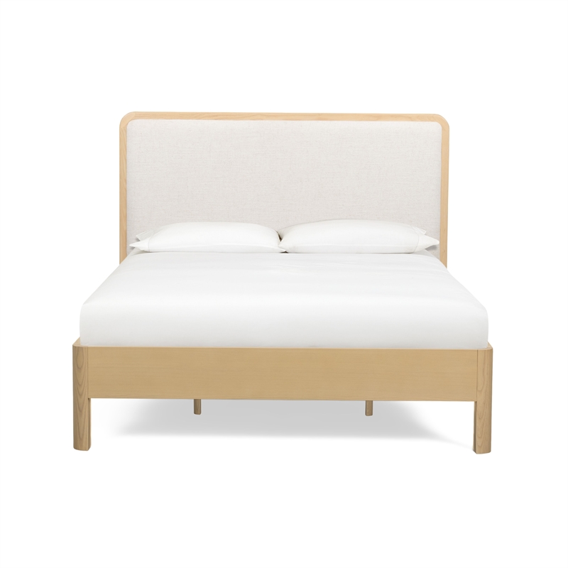 Rafaelle Natural Solid Ash Queen Bed