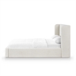 Harmony Cream Performance Chenille Queen Bed