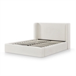 Harmony Cream Performance Chenille Queen Bed