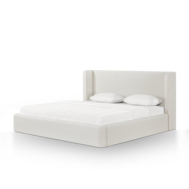 Harmony Cream Performance Chenille King Bed