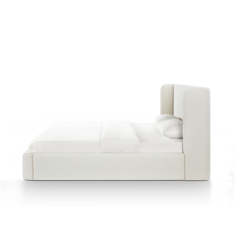 Harmony Cream Performance Chenille King Bed