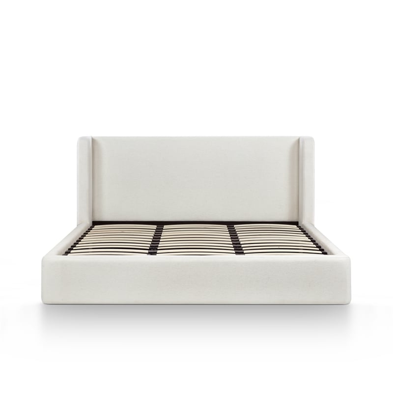 Harmony Cream Performance Chenille King Bed