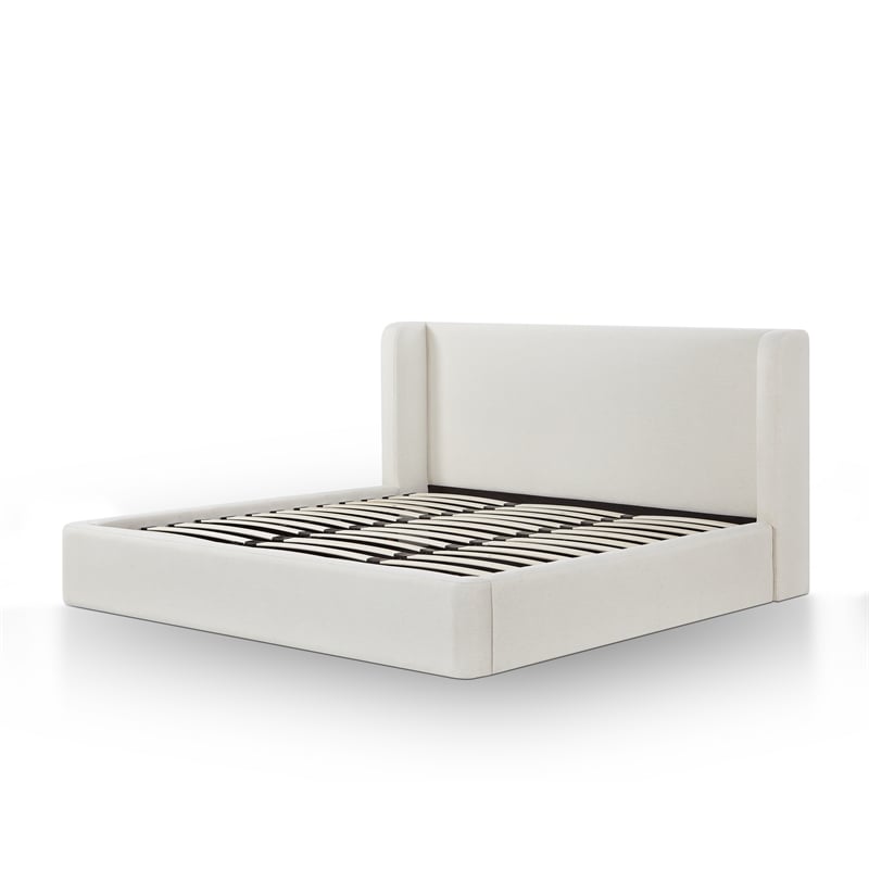 Harmony Cream Performance Chenille King Bed