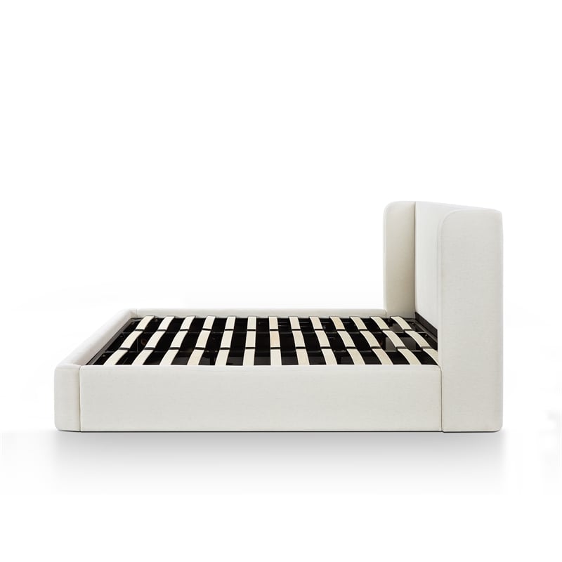 Harmony Cream Performance Chenille King Bed