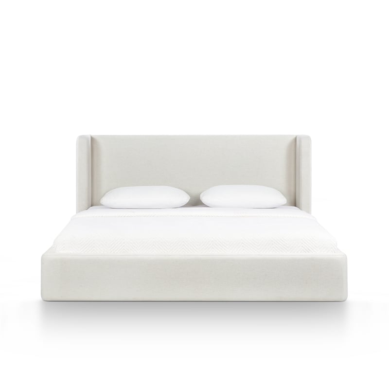 Harmony Cream Performance Chenille King Bed