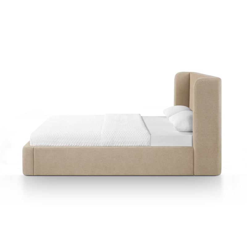 Harmony Tan Performance Chenille Queen Bed