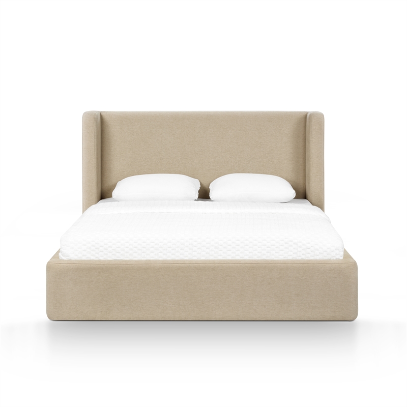Harmony Tan Performance Chenille Queen Bed