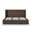 Harmony Chocolate Brown Performance Chenille King Bed