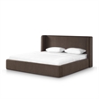 Harmony Chocolate Brown Performance Chenille King Bed