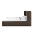 Harmony Chocolate Brown Performance Chenille King Bed