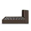 Harmony Chocolate Brown Performance Chenille King Bed