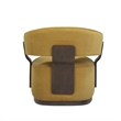 Madison Amber Performance Vegan Mohair Swivel Accent Chair