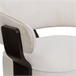 Madison Chalk Performance Linen Chenille Swivel Accent Chair