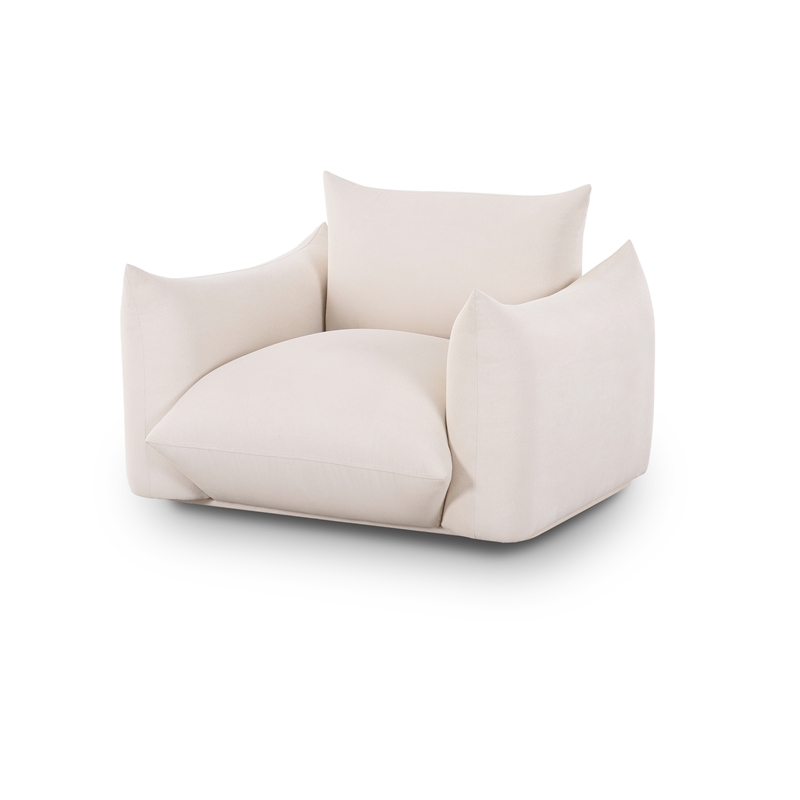 Saint Tropez Cream Performance Petite Boucle Outdoor Armchair