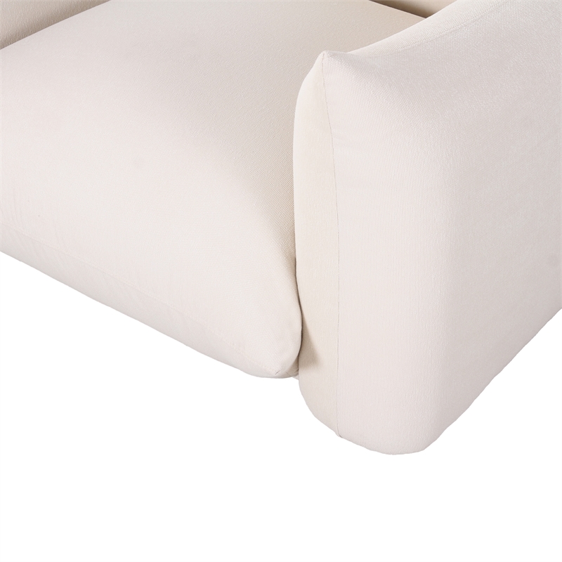 Saint Tropez Cream Performance Petite Boucle Outdoor Armchair
