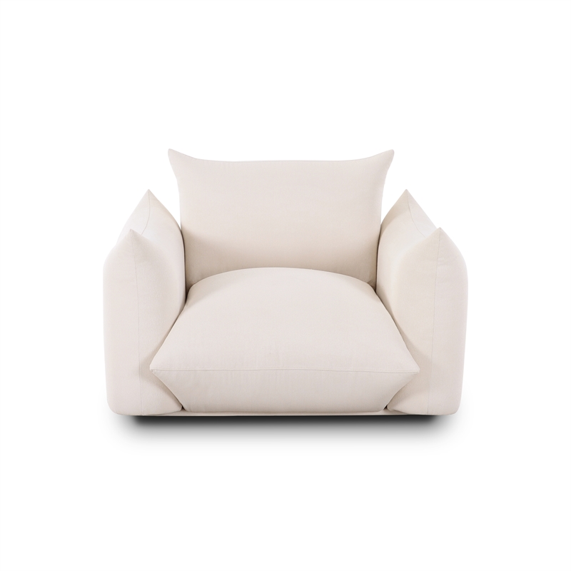 Saint Tropez Cream Performance Petite Boucle Outdoor Armchair