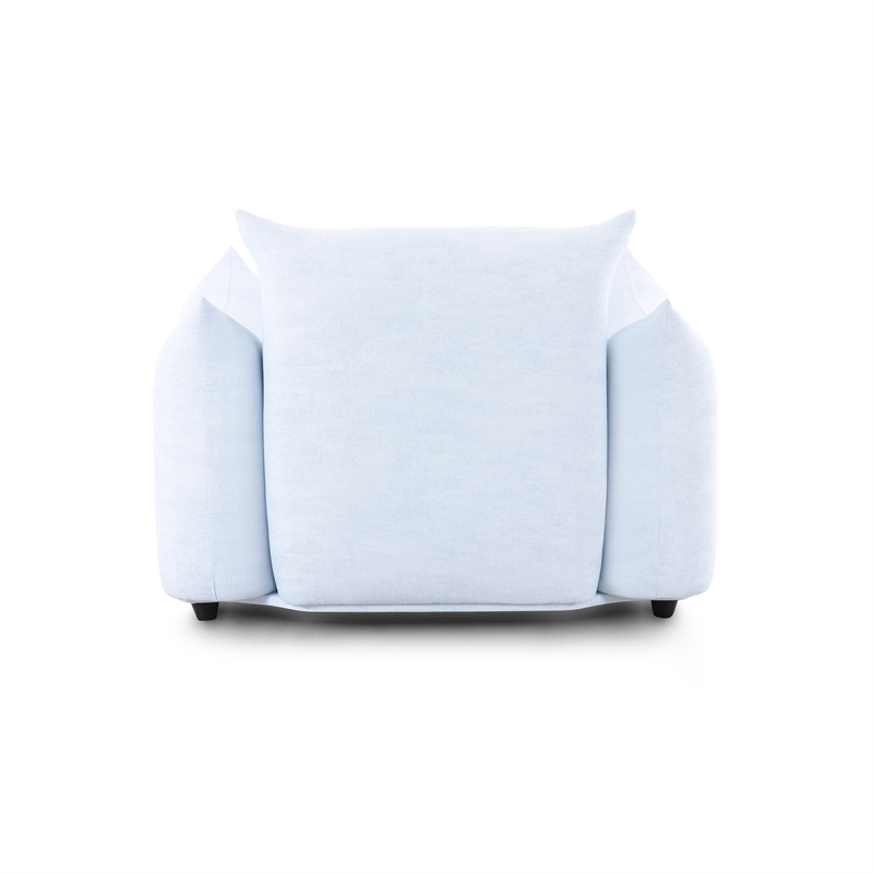 Saint Tropez Light Blue Performance Petite Boucle Outdoor Armchair