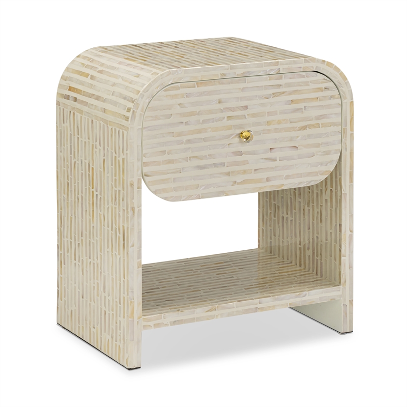 Borno Mother of Pearl Nightstand