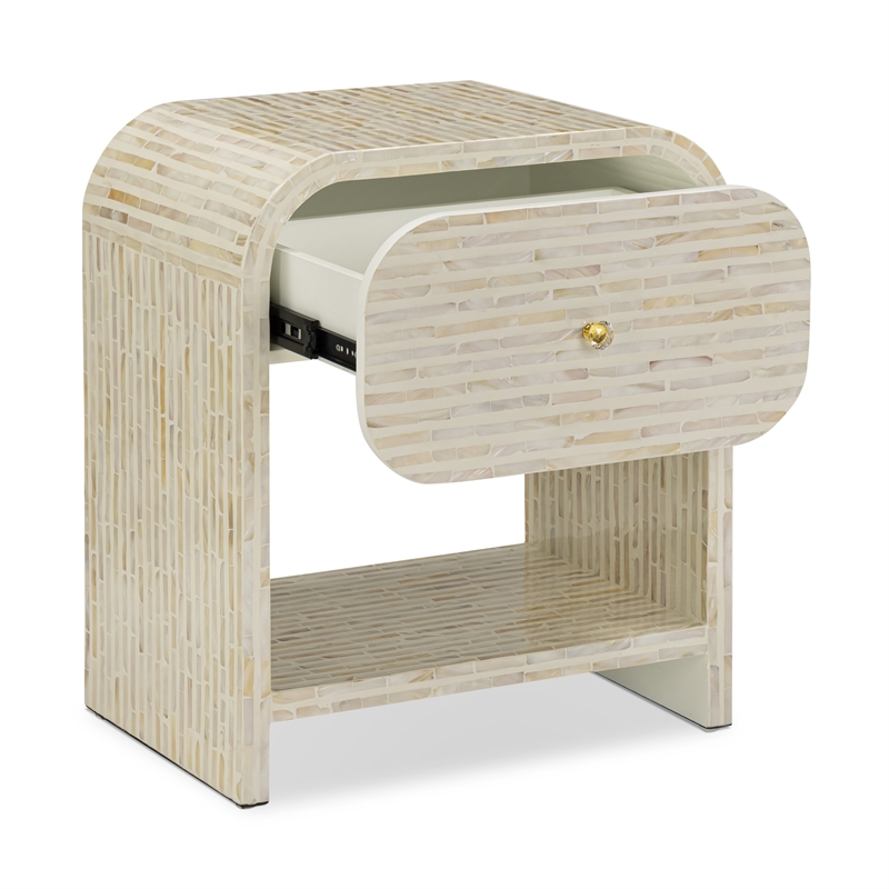 Borno Mother of Pearl Nightstand