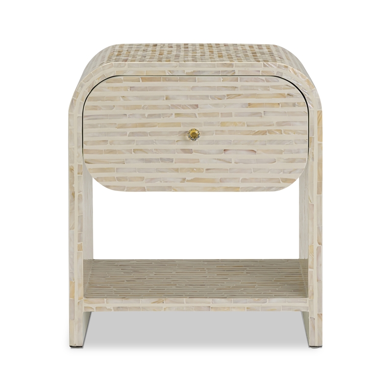 Borno Mother of Pearl Nightstand