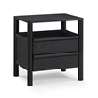Tyra Black Ash Nightstand