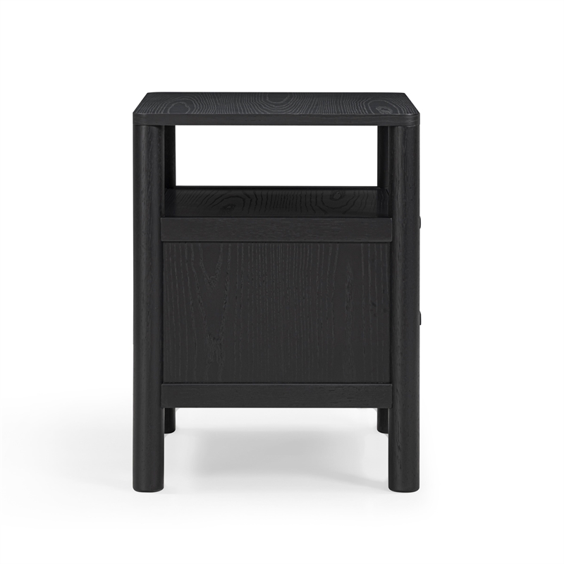 Tyra Black Ash Nightstand