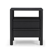 Tyra Black Ash Nightstand