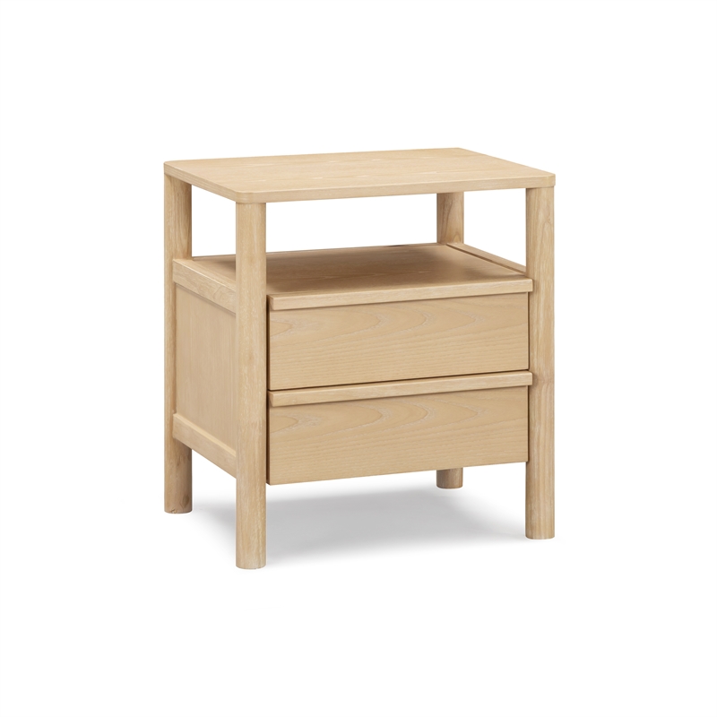 Tyra Natural Cerused Ash Nightstand