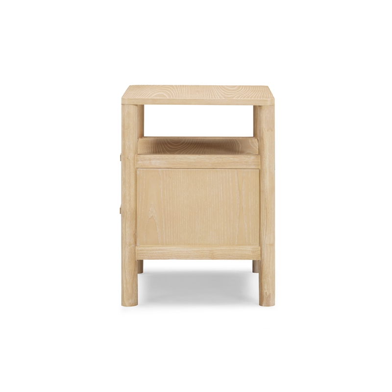 Tyra Natural Cerused Ash Nightstand
