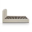 Leah Cream Performance Chenille King Bed