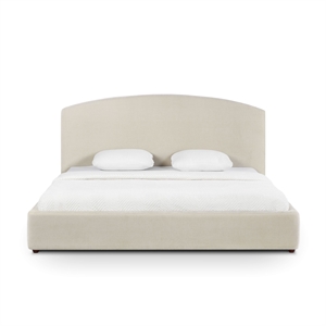 Leah Cream Performance Chenille King Bed