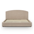 Leah Taupe Performance Chenille King Bed