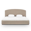Leah Taupe Performance Chenille King Bed