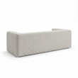 Aurora Pebble Beige Heavy Basketweave Sofa