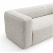 Aurora Pebble Beige Heavy Basketweave Sofa