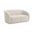 Yara Sand Distressed Chenille Loveseat