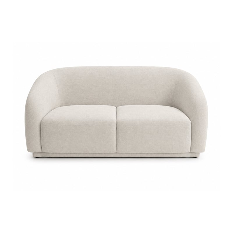 Yara Sand Distressed Chenille Loveseat