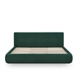 Isla Forest Green Chenille Performance King Bed