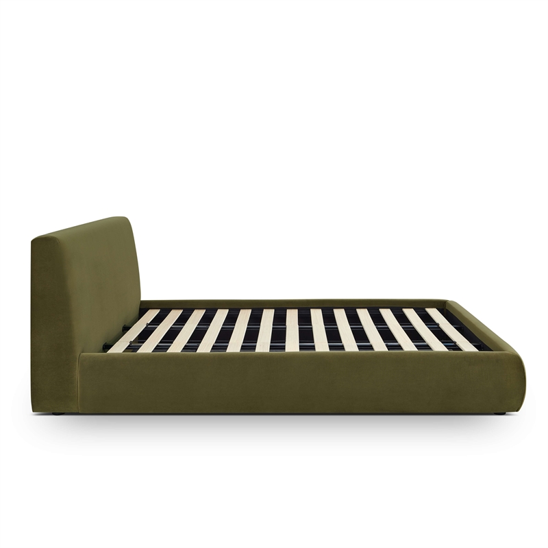 Isla Green Performance Velvet King Bed