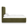 Parker Green Performance Velvet Queen Bed