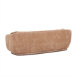 Misty Tan Textured Knubby Fabric Sofa