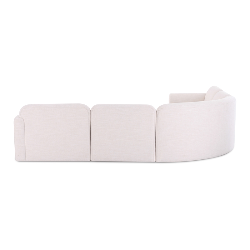 Gorge Cream Performance 5 Piece Corner Sectional