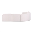 Gorge Cream Performance 5 Piece Corner Sectional