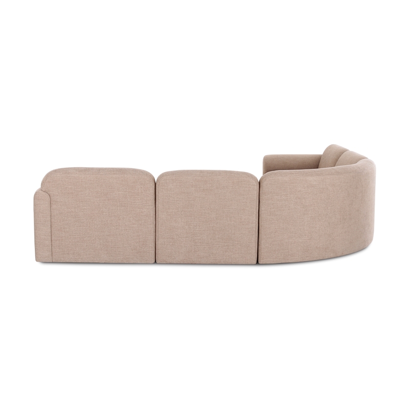 Gorge Tan Performance 5 Piece Corner Sectional