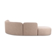 Gorge Tan Performance 5 Piece Euro Sectional