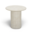 Fafo Beige Indoor/Outdoor Concrete Side Table